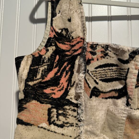 Urban Outfitters Uncut Corduroy Square Neck Dress NEW Size Large - Picture 4 of 8